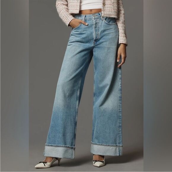 Agolde Denim - AGOLDE Dame Wide Leg Jeans Sz. 26
